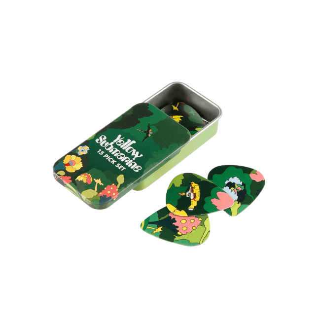 The Beatles Yellow Submarine Pick Tin -15 stk