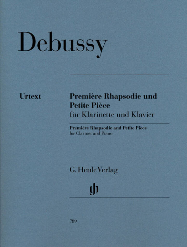 Debussy: Première Rhapsodie Und Petite Pièce, klarinett og píanó