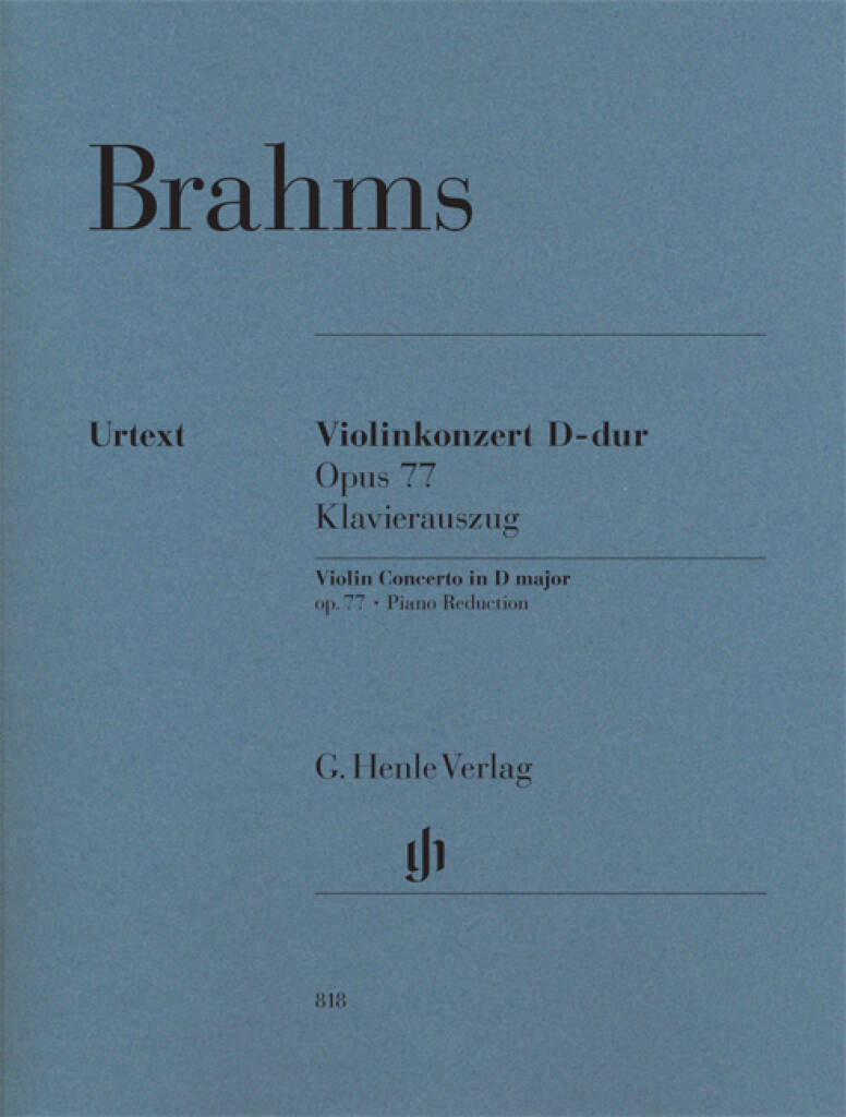 Brahms: Violin Concerto In D Major Op.77 - Piano Reduction