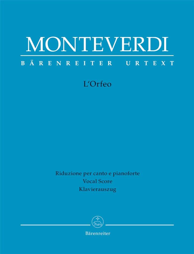 Monteverdi: L´Orfeo - vocal score