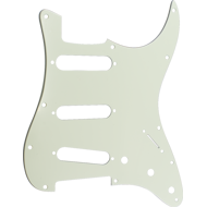 Pickguard - for Standard Strat®, 11 Hole, 3-Ply, Mint / Black / Mint