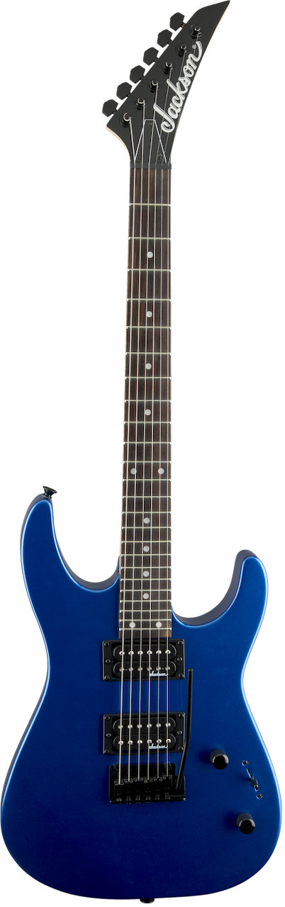 Jackson JS12 Dinky, metal blár