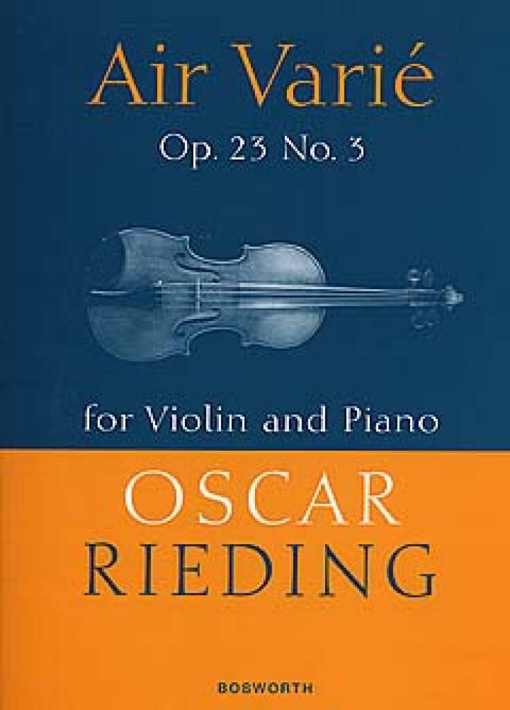 Rieding: Air varié Opus 23 nr.3 , fiðla og píanó