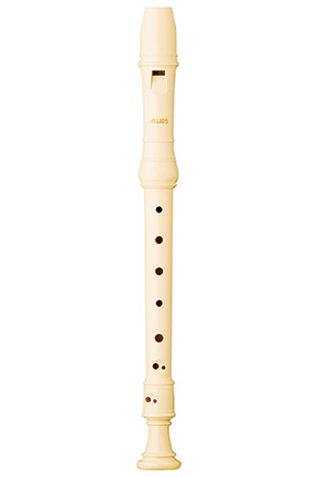 Aulos 303B sópran blokkflauta, rjómalituð