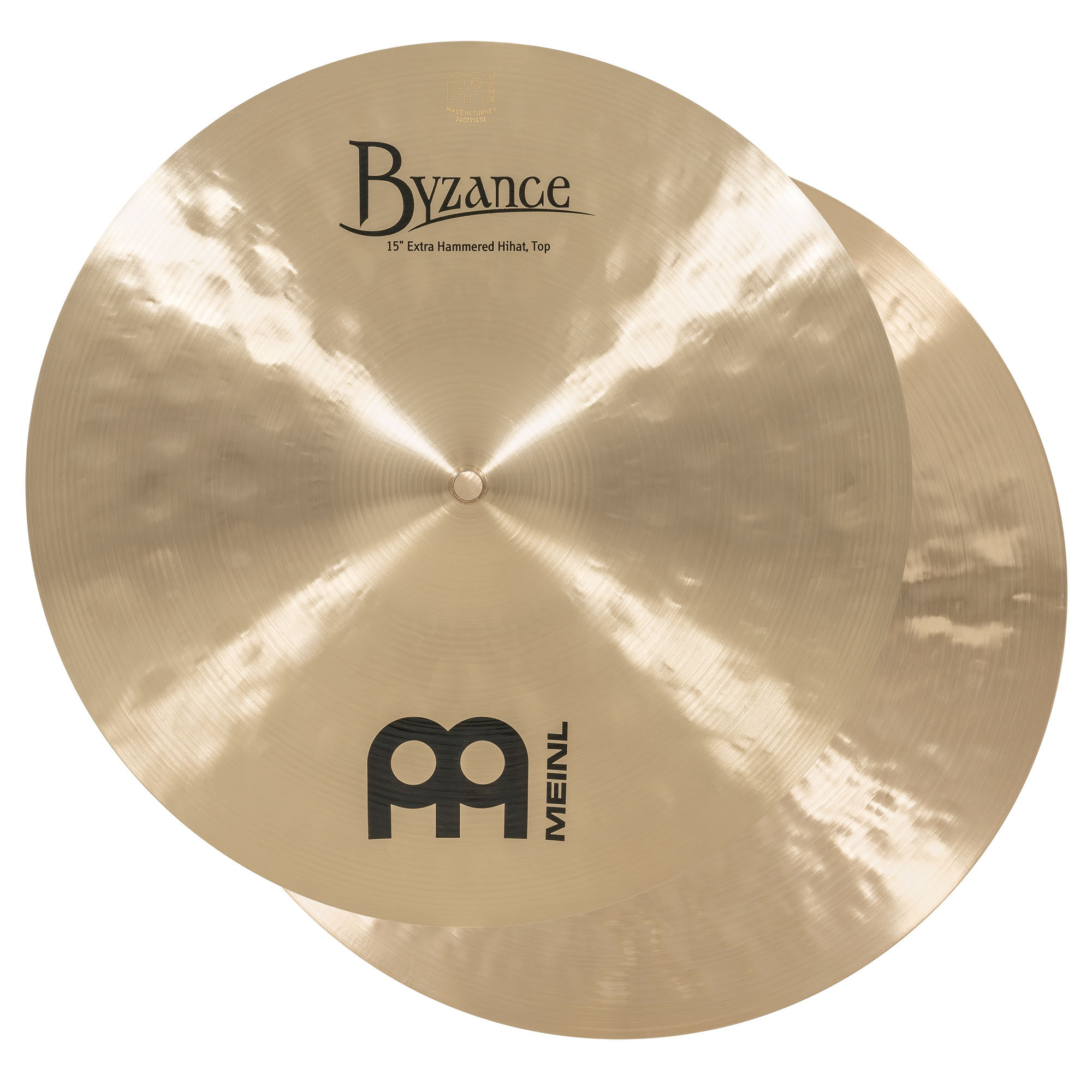 MEINL15" Byzance Traditional Extra Hammered Hihat