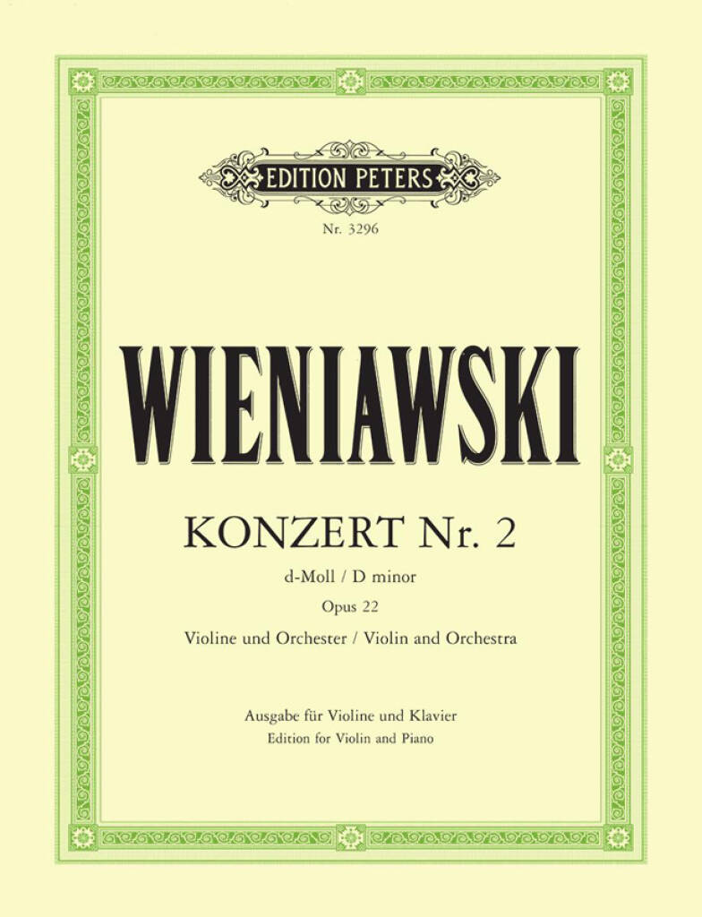 Wieniawski: Concerto No.2 in D minor Op.22, fiðla og píanó