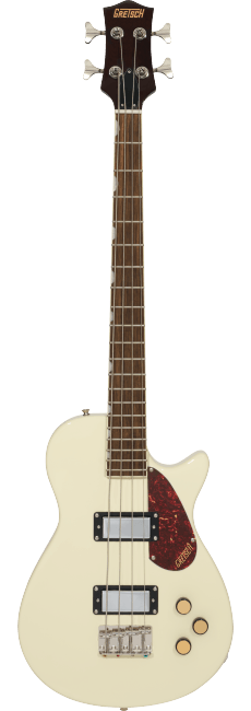 Gretsch Streamliner Jet Club Bass, Single Cut, Vintage White