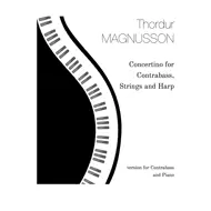 Concertino for Contrabass, Strings and Harp, píanóútgáfa