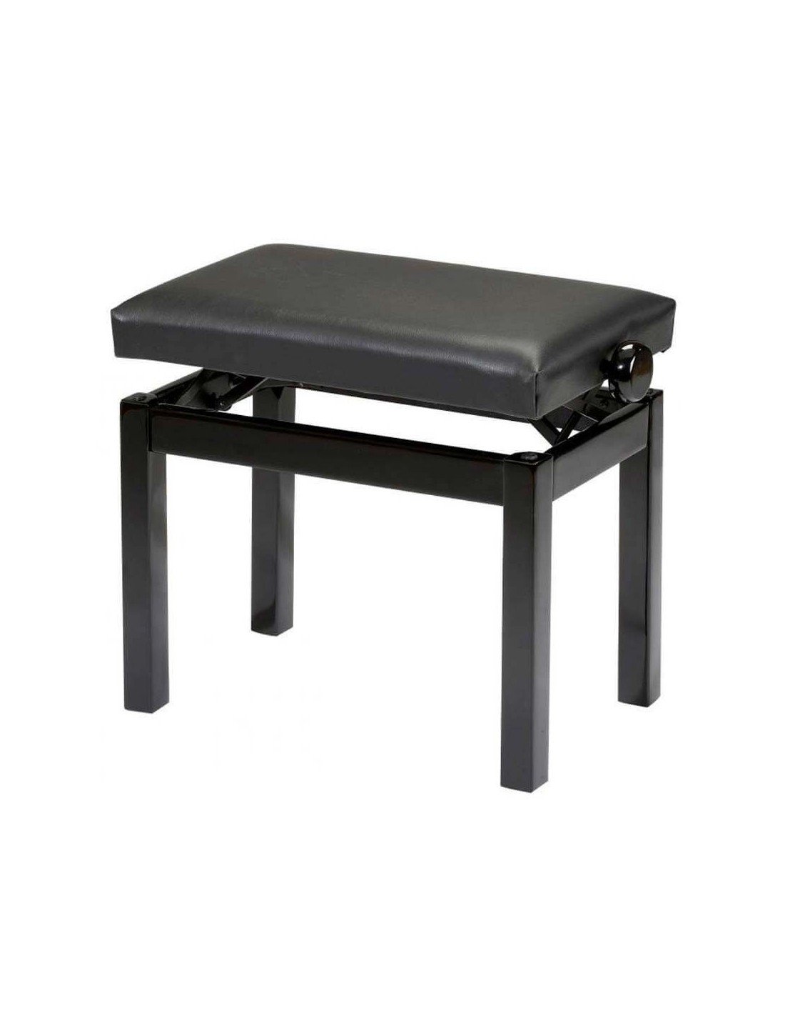 Hidrau X-30 píanóbekkur, svartur mattur