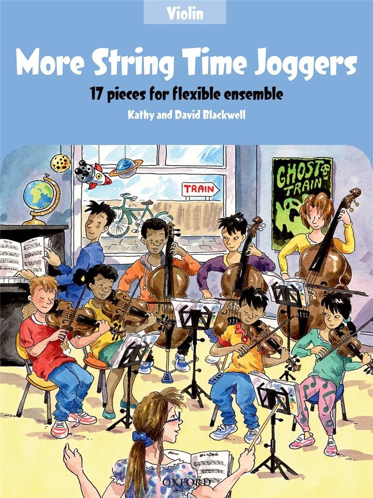 More String Time Joggers Violin Book með CD