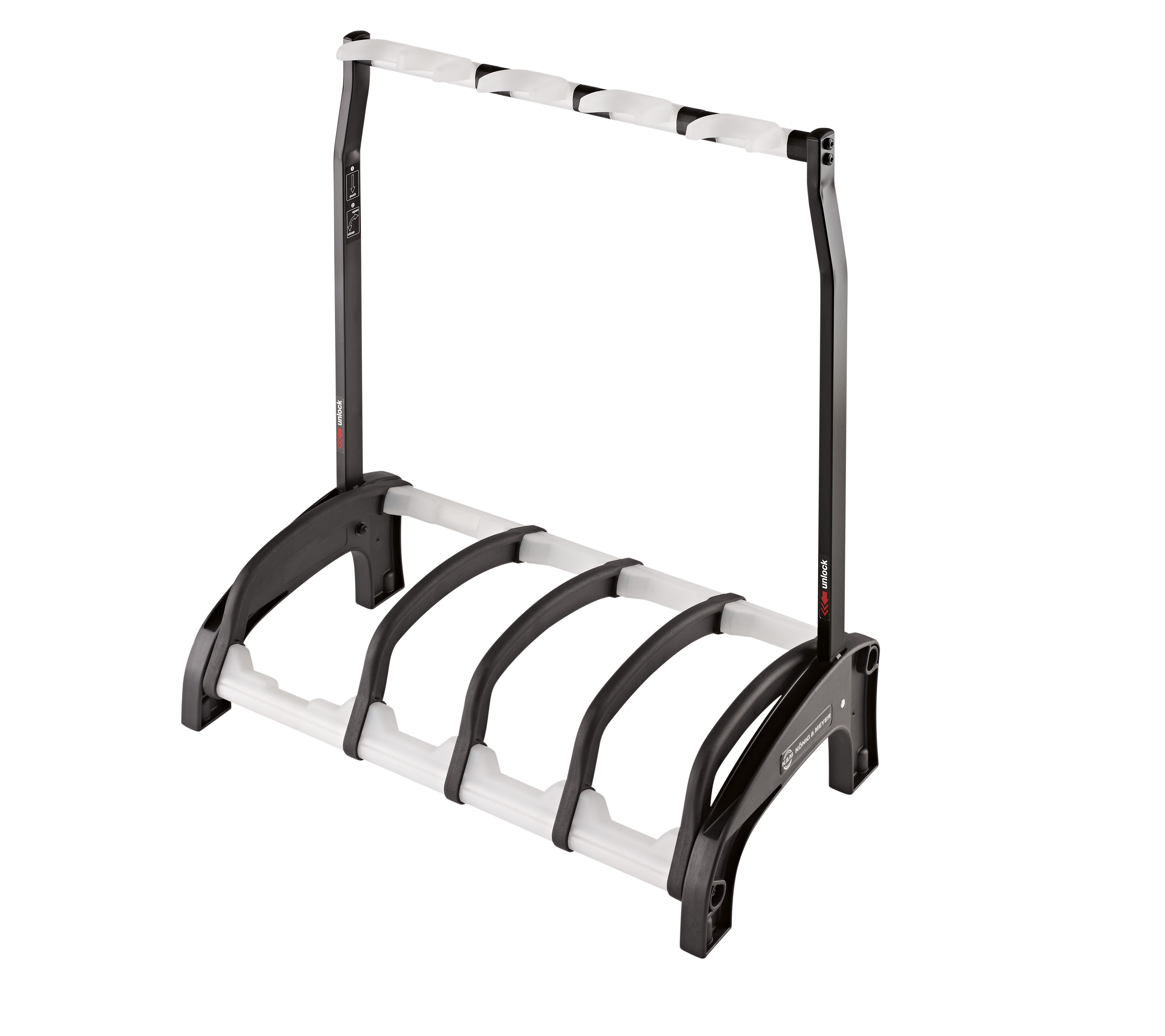 K&M gítarstatíf fyrir 4 gítara, 17534