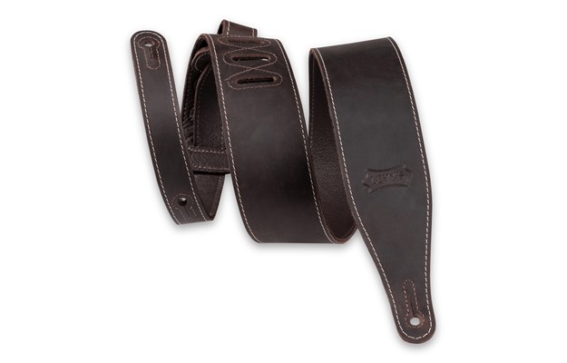 Levy's 2 1/2 " Pull-Up Butter Leather Guitar Strap