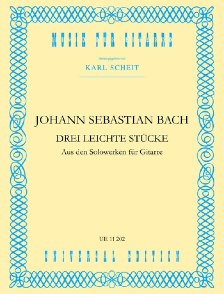 Bach: Easy 3 Pieces  From The Soloworks For Guitar