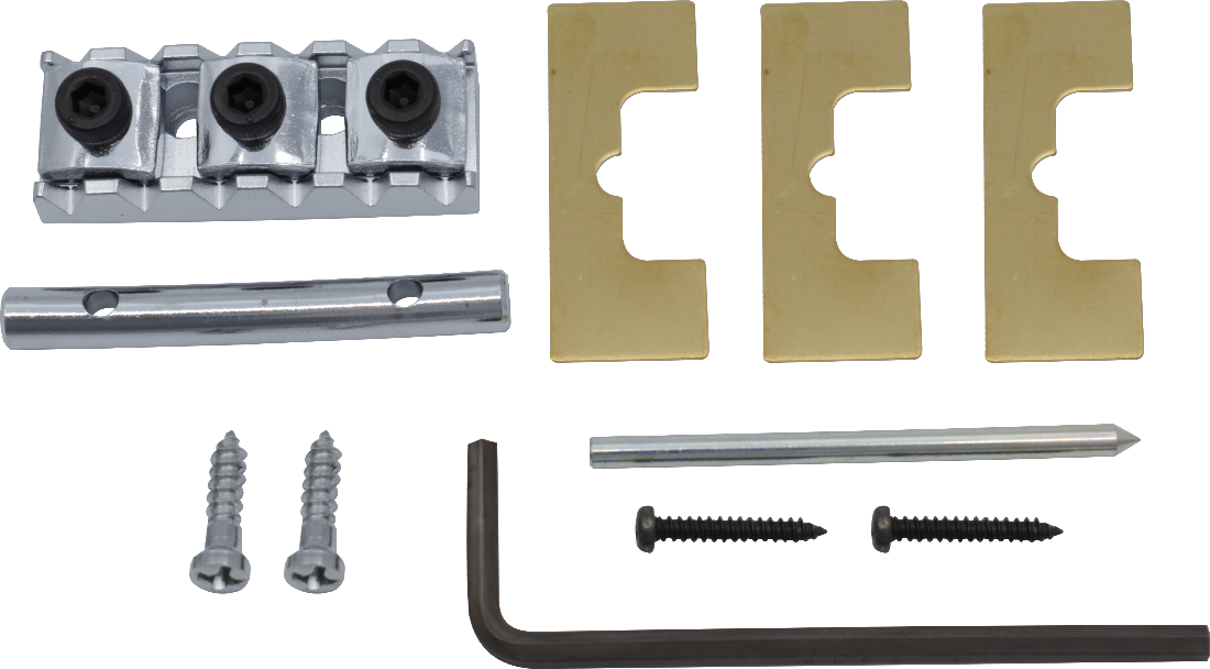 GOTOH Locking Nut, GHL-2, for Floyd Rose Style Tremolos, Top Mount, Chrome