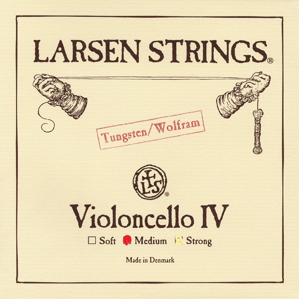 Larsen sellóstrengur C, medium,Tungsten/Wolfram