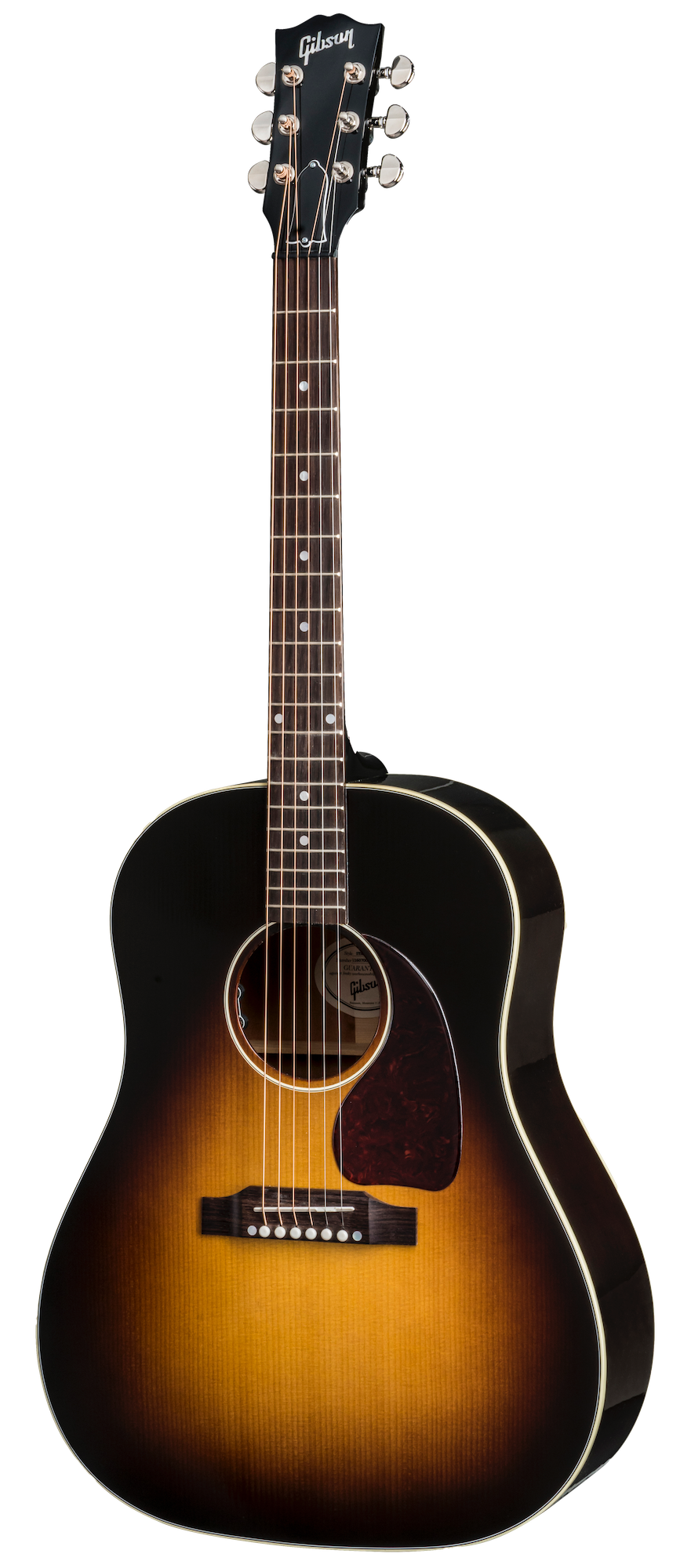 Gibson J-45 Standard Vintage Sunburst, með tösku