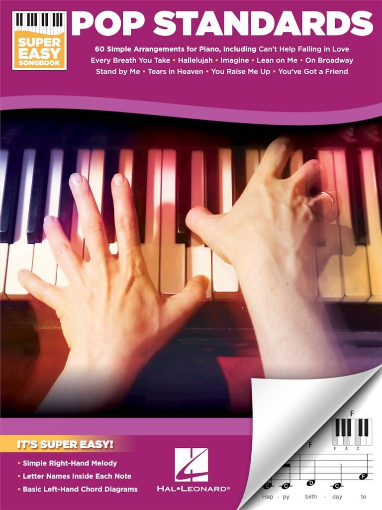Pop Standards - Super Easy Songbook - piano