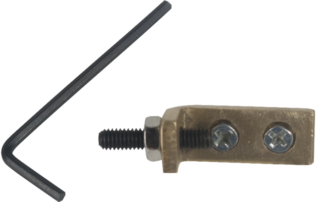 Tremolo Stopper - Brass Block, Hex Screw, Allen Key