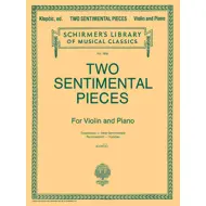 2 Sentimental Pieces, fiðla og píanó