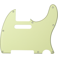 Pickguard - Tele® style, 3-Ply, 8 Hole, Mint/Black/Mint