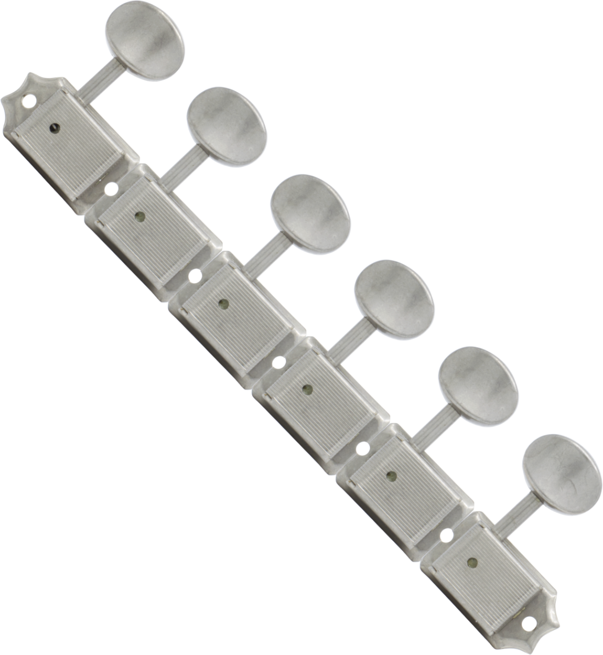 GOTOH Tuners, Relic, SD91, oval knob, 6-in-a-line, aged nickel