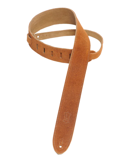 Levy's 2 1/2'' gítaról, rúskinn, hunangslitur