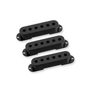 SD Strat replacement Pickup Covers, Black, No Logo
