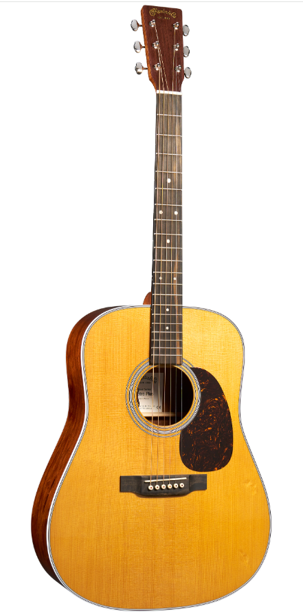 Martin DE Retro Plus Granadillo gítar, með mjúkri tösku