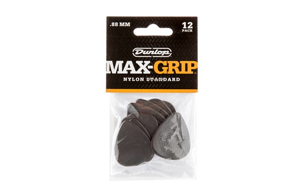 Dunlop Max Grip Nylon gítarnögl, .88mm, 12 stk