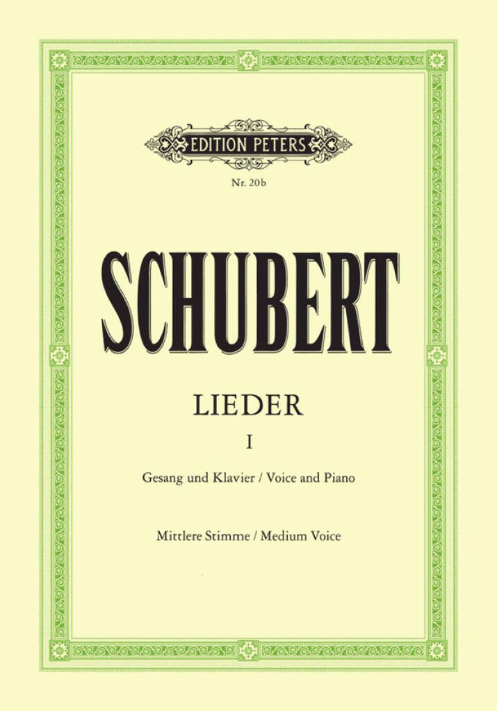 Schubert: Lieder 1 - Medium Voice