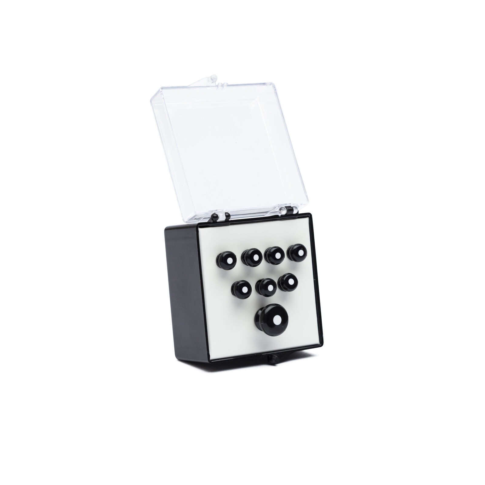 Martin Martin Inlaid Bridge & Endpins - Black/White