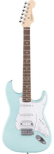 Squier Debut Collection Stratocaster HSS, LRL, WPG , Daphne Blue