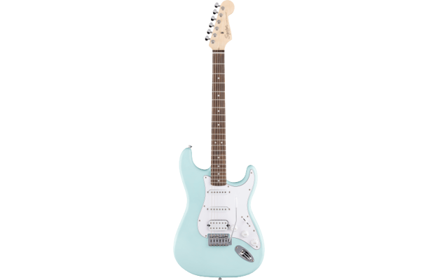 Squier Debut Collection Stratocaster HSS, LRL, WPG , Daphne Blue