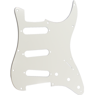 Pickguard - for Standard Strat®, 11 Hole, 3-Ply, Aged White / Black / Aged White