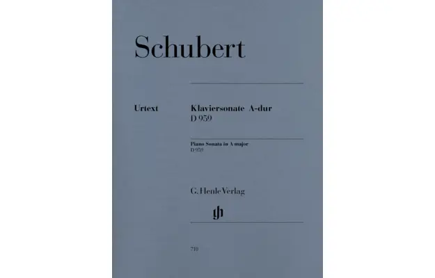 Schubert: Piano Sonata In A-dur,  D.959