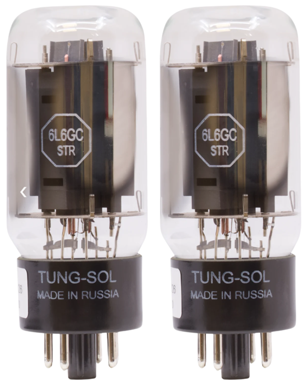6L6GC STR, Tung-Sol Reissue, Matched Pair