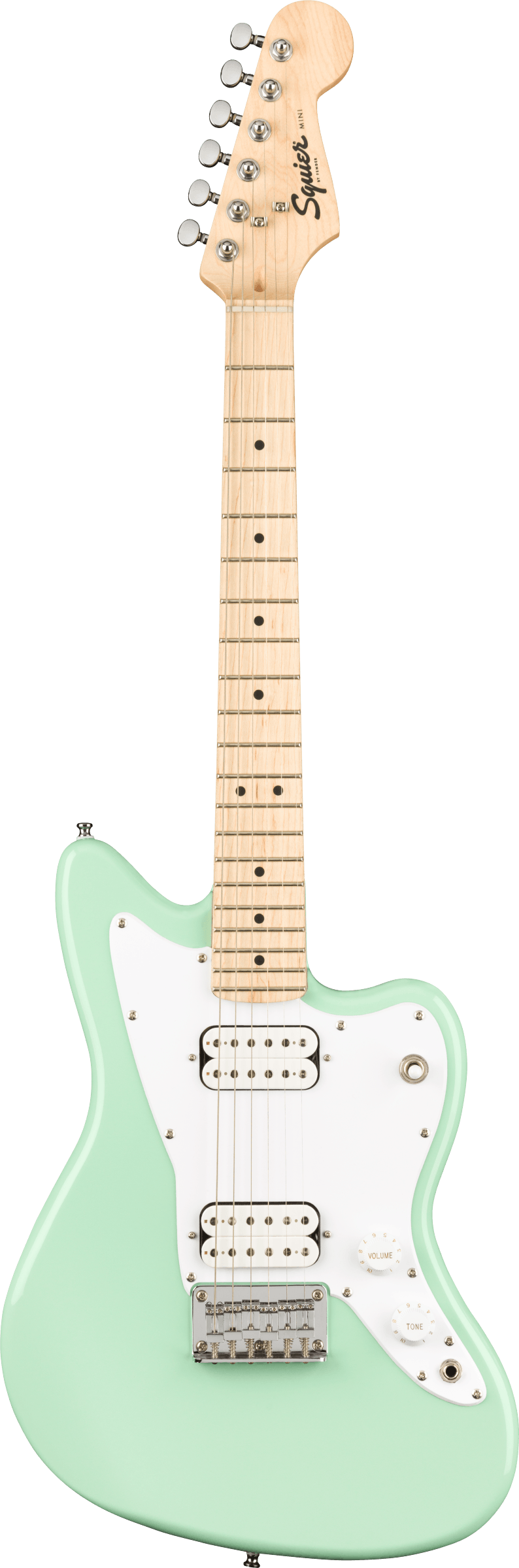 Squier Mini Jazzmaster, HH, MN, WPG, Surf Green