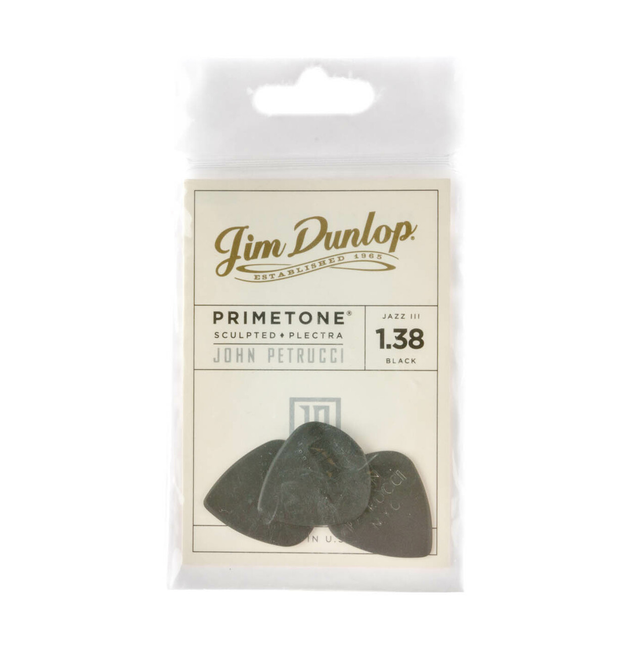 Dunlop John Petrucci Primetone gítarnögl, 3 stk