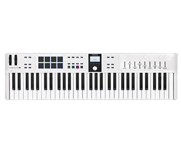 Arturia KeyLab Essential 61 Mk3, hvítt