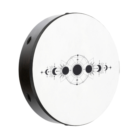 Sonic Energy Moon Phases Ritual Drum 16"