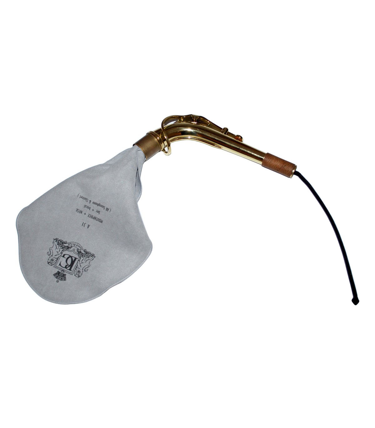 BG örtrefjahreinsiklútur fyrir munnstykki og saxófón- og klarinett hálsa