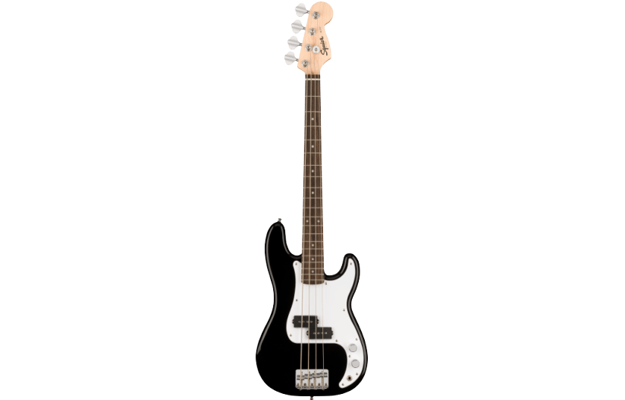 Squier Mini Precision Bass, LRL, WPG, Black