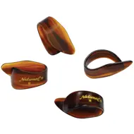 National þumalneglur, 4 stk, medium. Shell celluloid