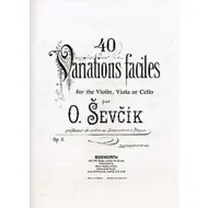 Sevcik: 40 Variations Op.3, píanóundirleikur