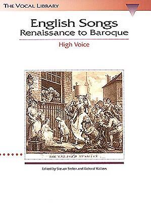 English Songs: Renaissance to Baroque, High Voice