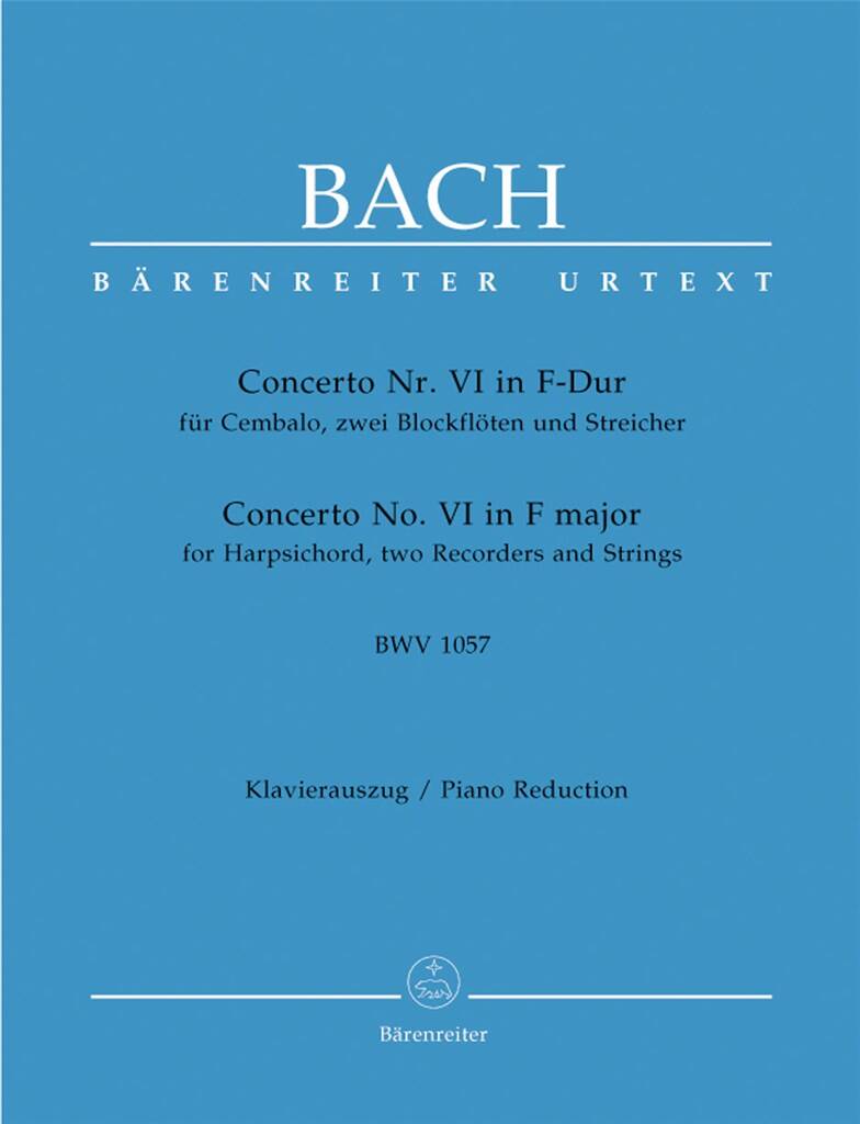 Bach: Concerto Nr.VI in F-Dur, BWV1057
