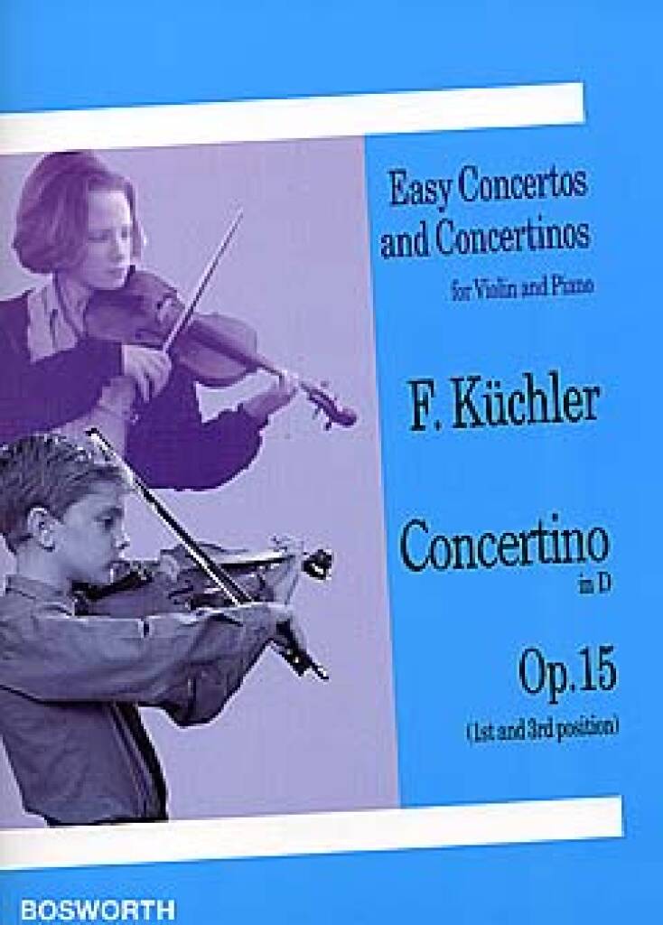 Küchler: Concertino in D Opus 15, fiðla og píanó