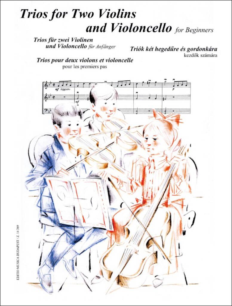 Trios for Two Violins and Violoncello for Beginners