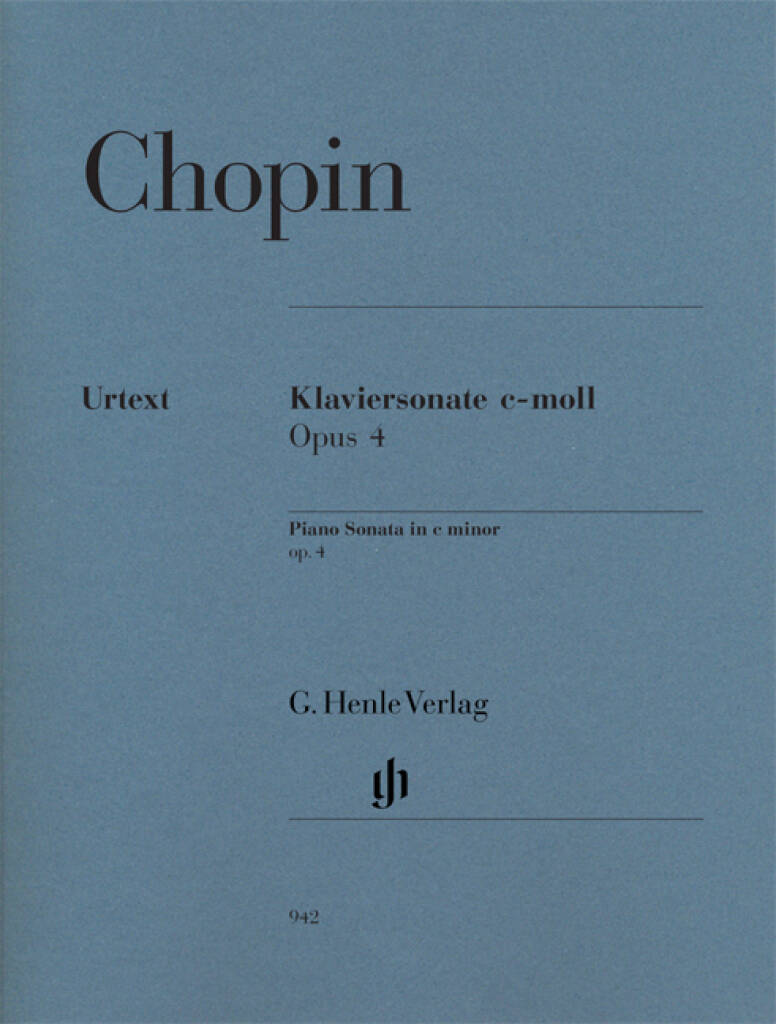 Chopin: Klaviersonate c-moll, Opus 4