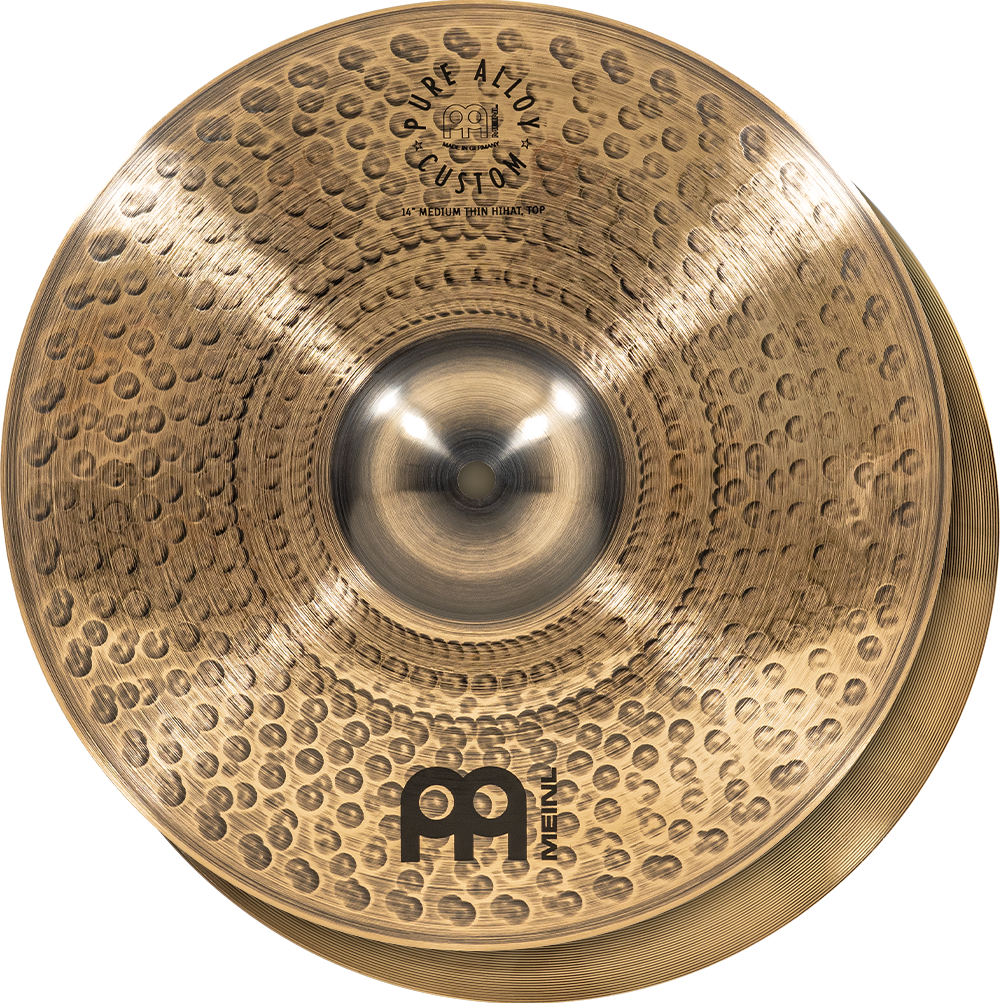 MEINL Pure Alloy Custom 14" Medium Thin Hihat